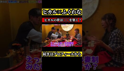 ヒカルの夢は〇〇を築くこと！？【ヒカルふくれな対談】#ヒカル#shorts #おすすめ #ふくれな